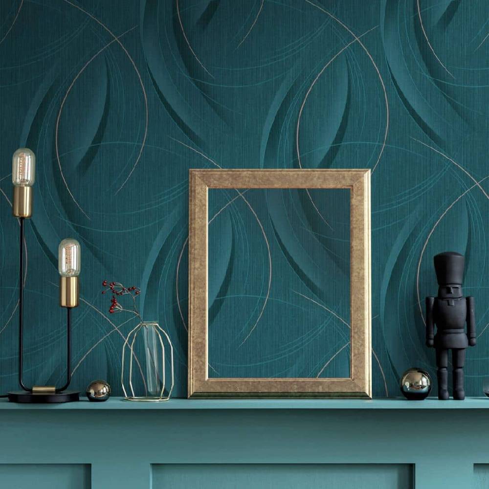 Kaeppel Guido Maria Kretschmer Vliestapete Fashion for Walls petrol