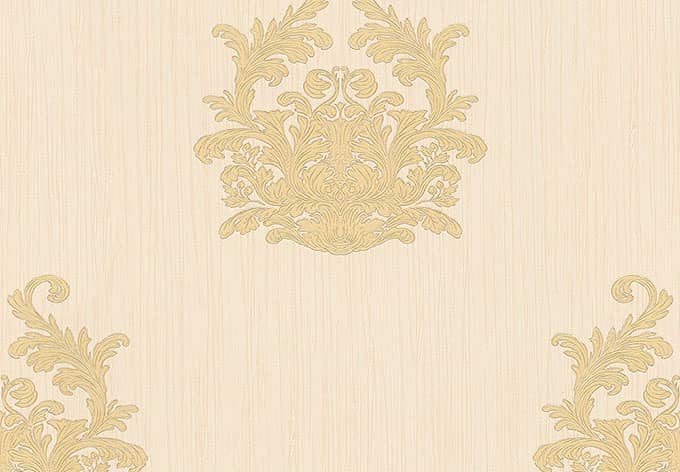 Kaeppel Architects Paper Vliestapete Nobile Barocktapete mit Ornamenten creme, metallic Hotsell