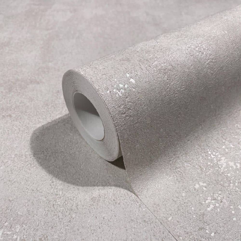 Kaeppel Vliestapete in leicht glänzender Betonoptik beige Uni Exklusivangebot