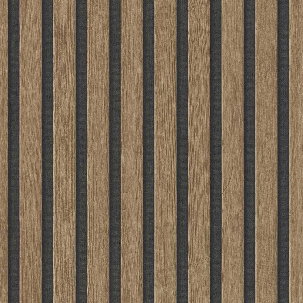 Kaeppel Tapete Holzoptik Braun Vliestapete 3D Holzpaneele skandinavisch modern Preisnachlass