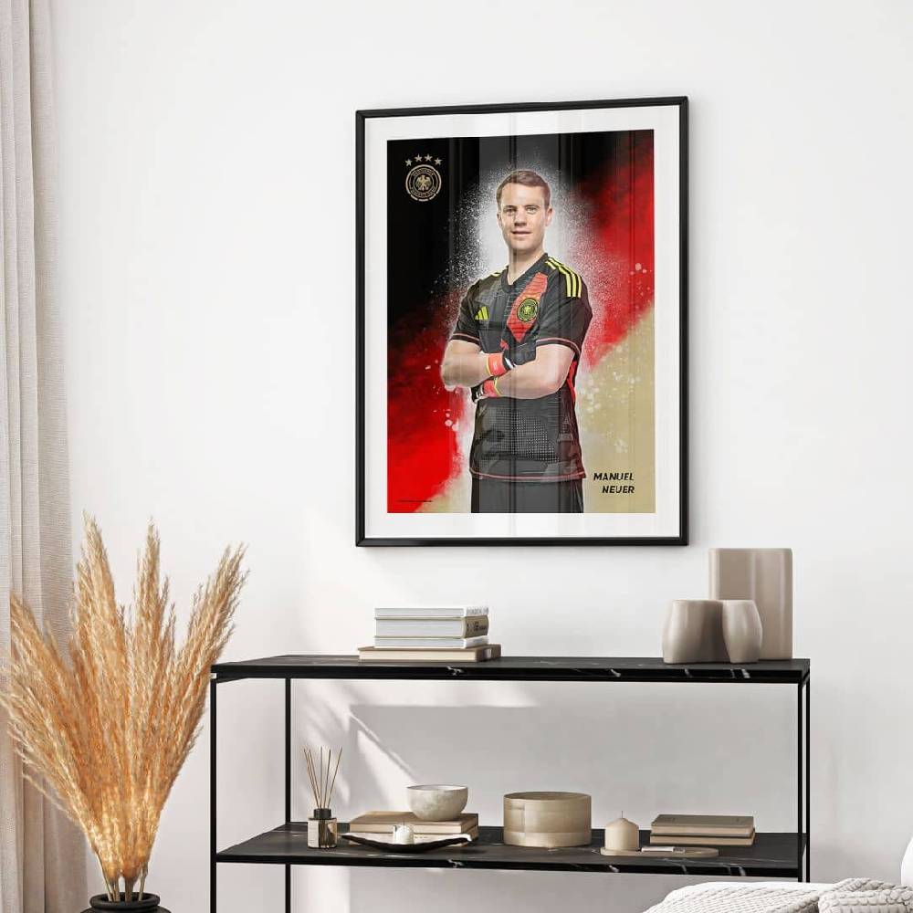 Kaeppel Poster, Wandbild DFB Neuer Blitzangebot