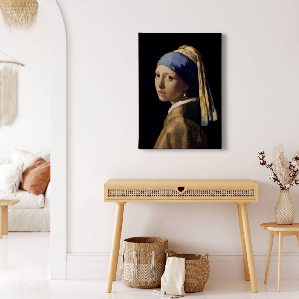 Kaeppel Leinwandbild Vermeer - Das Mädchen mit dem Perlenohrgehänge Kauf eins, bekomm eins gratis