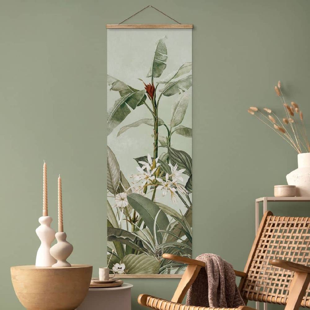 Kaeppel Stoffbild Tropische Botanik - UN Designs - Panorama Zeitbegrenzte Promotion