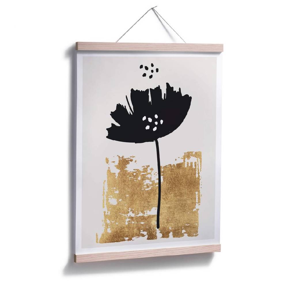 Kaeppel Poster Kubistika - Schwarze Blume Bis zu 50% Rabatt