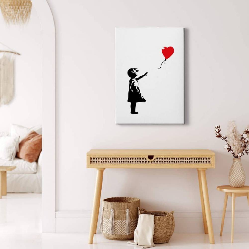 Kaeppel Leinwandbild Banksy - Girl with the red balloon Bis zu 65% Rabatt