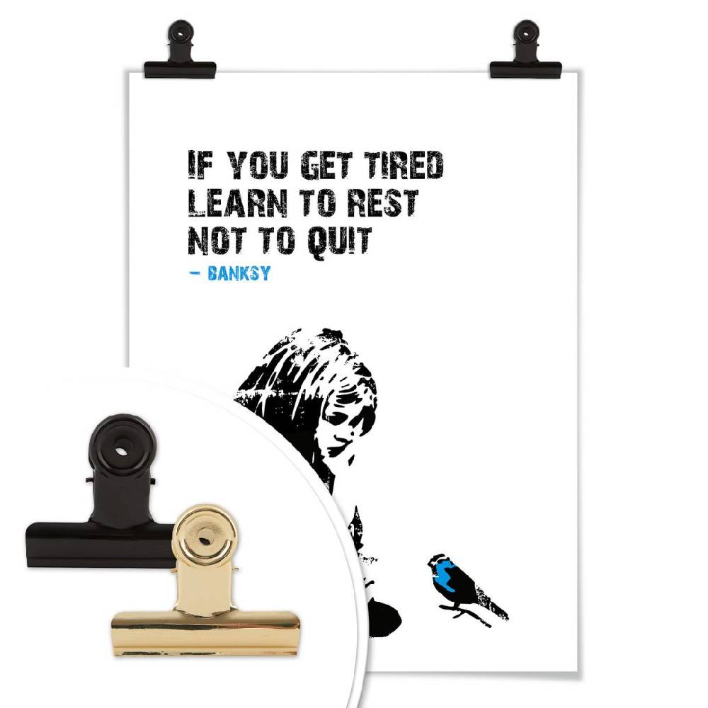 Kaeppel Poster Banksy - If you get tired Black Friday Preise