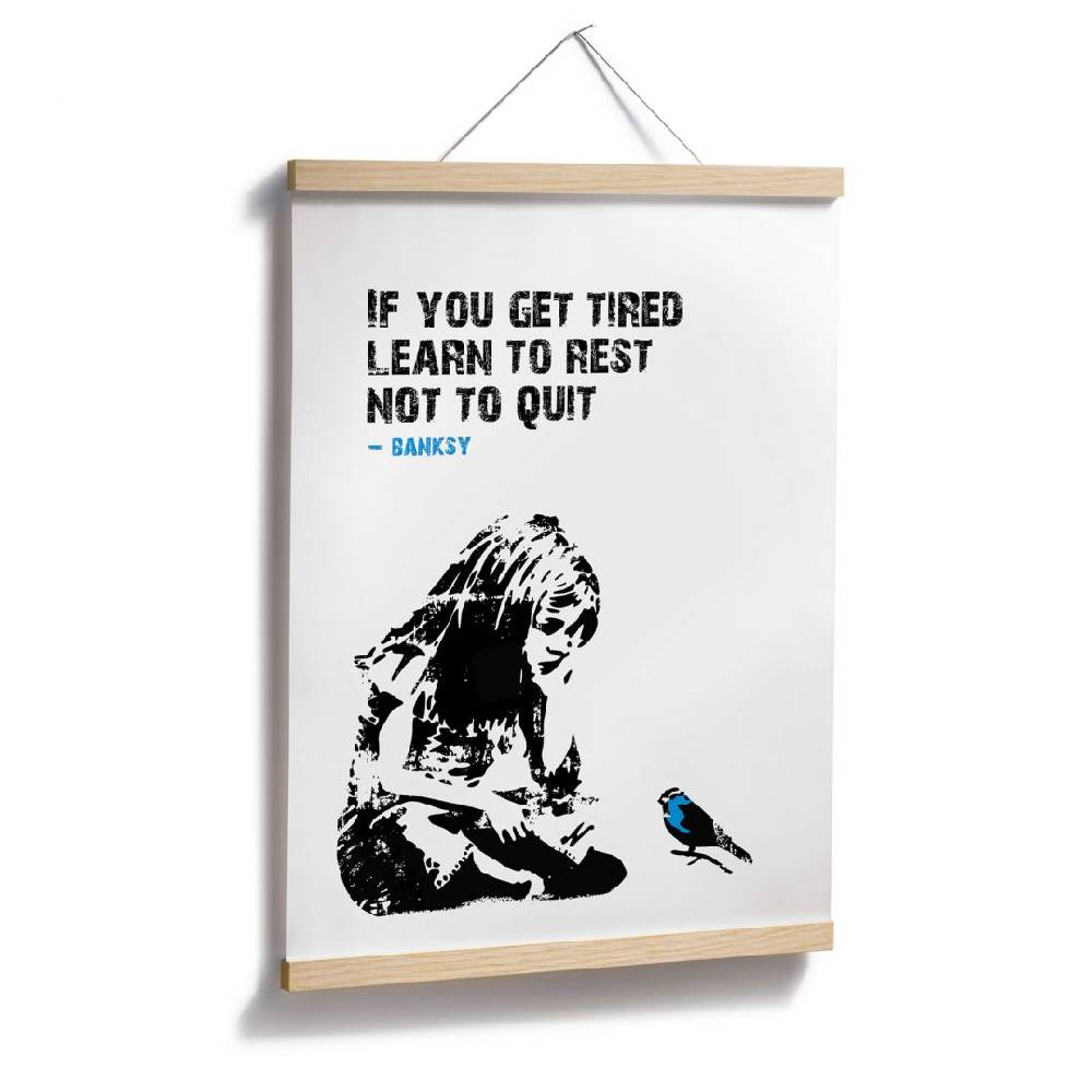 Kaeppel Poster Banksy - If you get tired Black Friday Preise