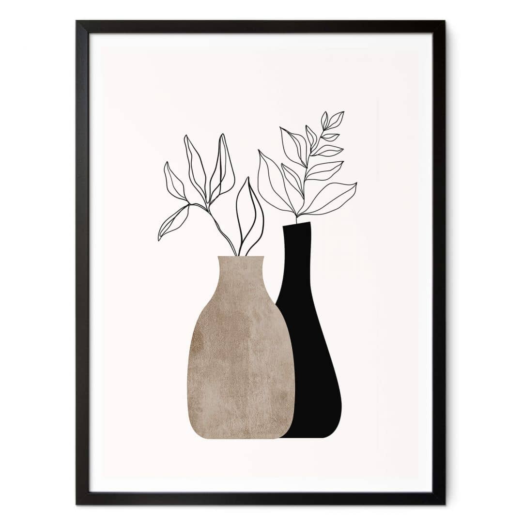 Kaeppel Poster Kubistika - Minimalistische Pflanzen Angebote