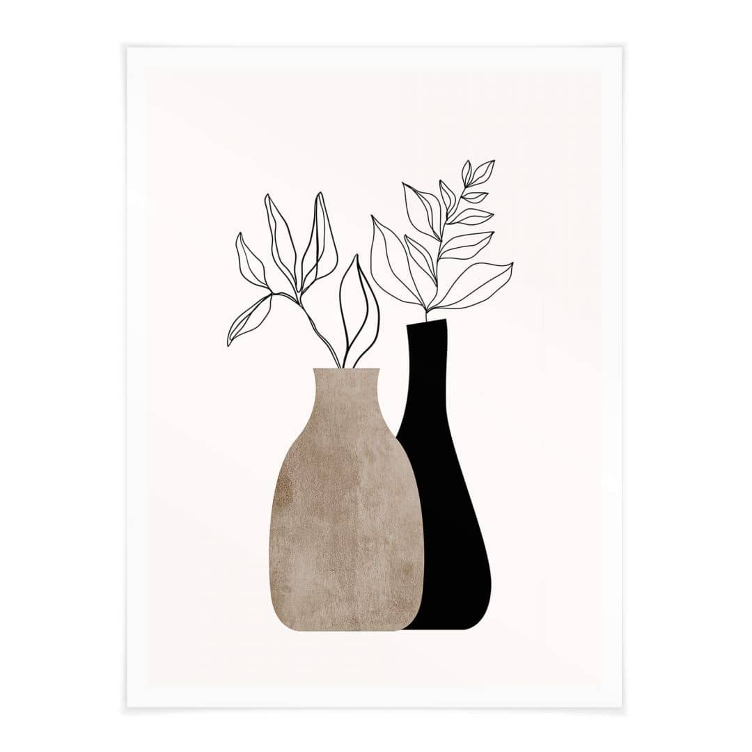 Kaeppel Poster Kubistika - Minimalistische Pflanzen Angebote