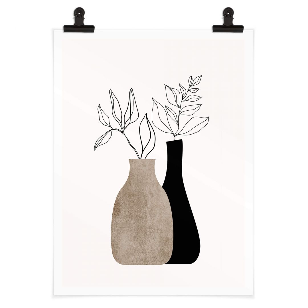 Kaeppel Poster Kubistika - Minimalistische Pflanzen Angebote