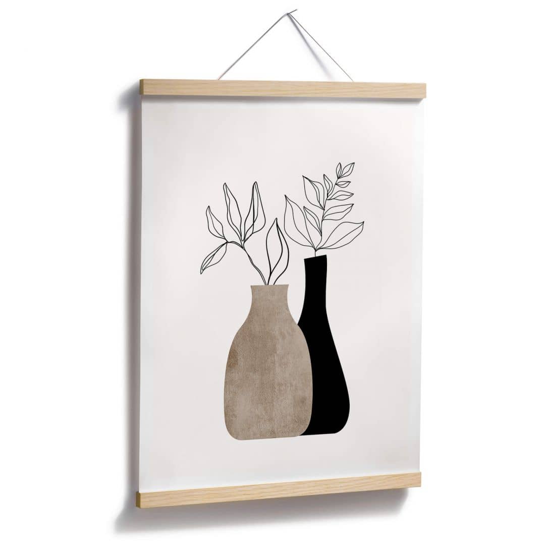 Kaeppel Poster Kubistika - Minimalistische Pflanzen Angebote