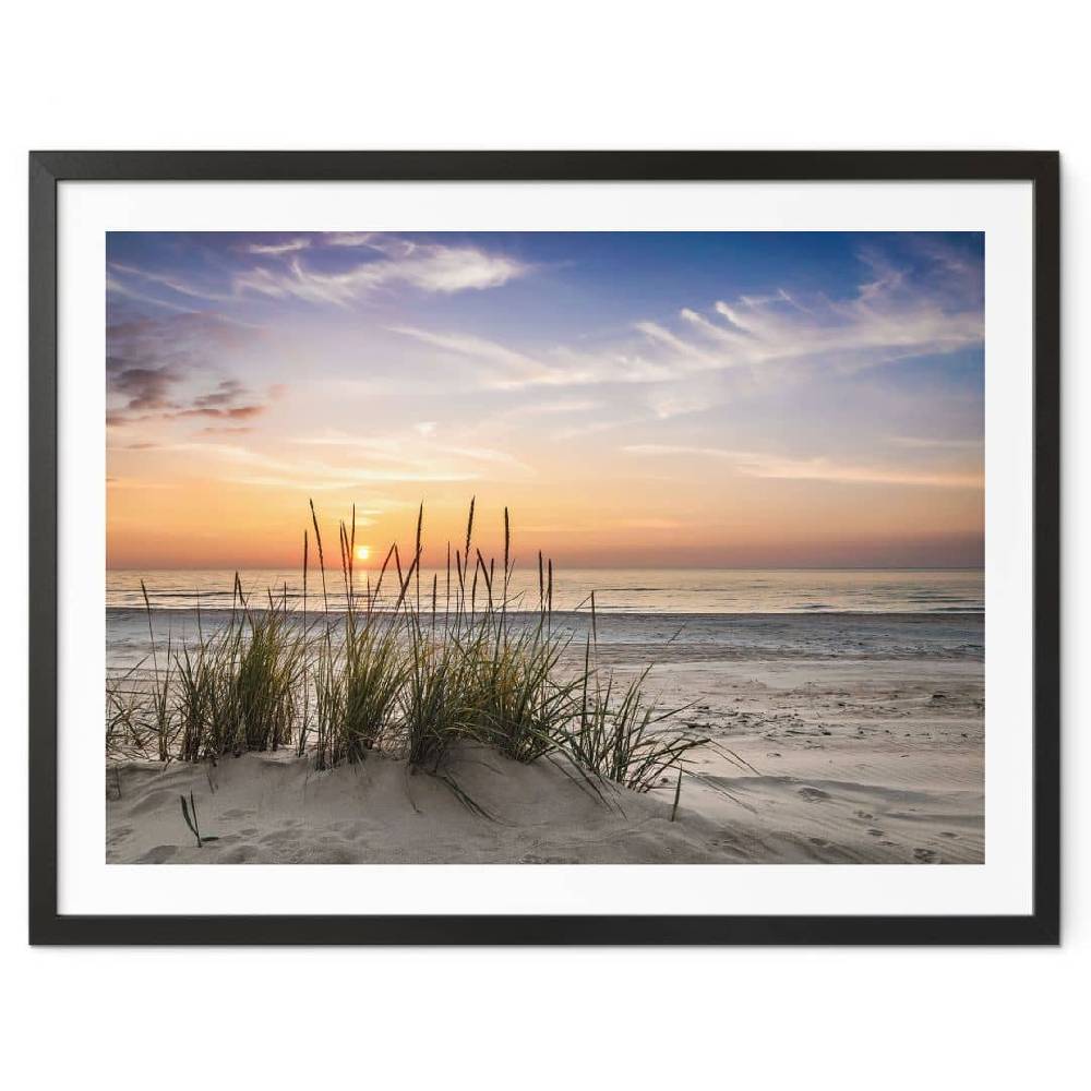 Kaeppel Poster Düne am Strand bei Sonnenuntergang Limitierter Zeitrabatt