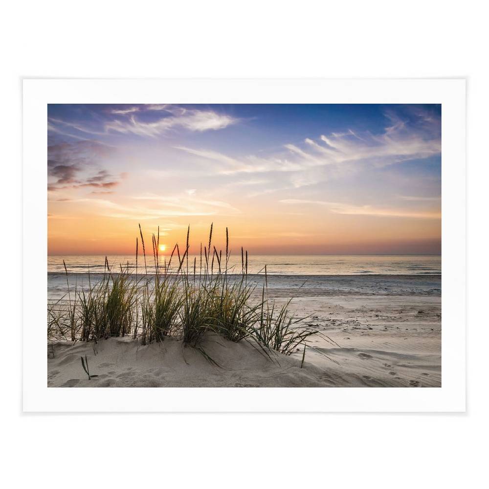Kaeppel Poster Düne am Strand bei Sonnenuntergang Limitierter Zeitrabatt