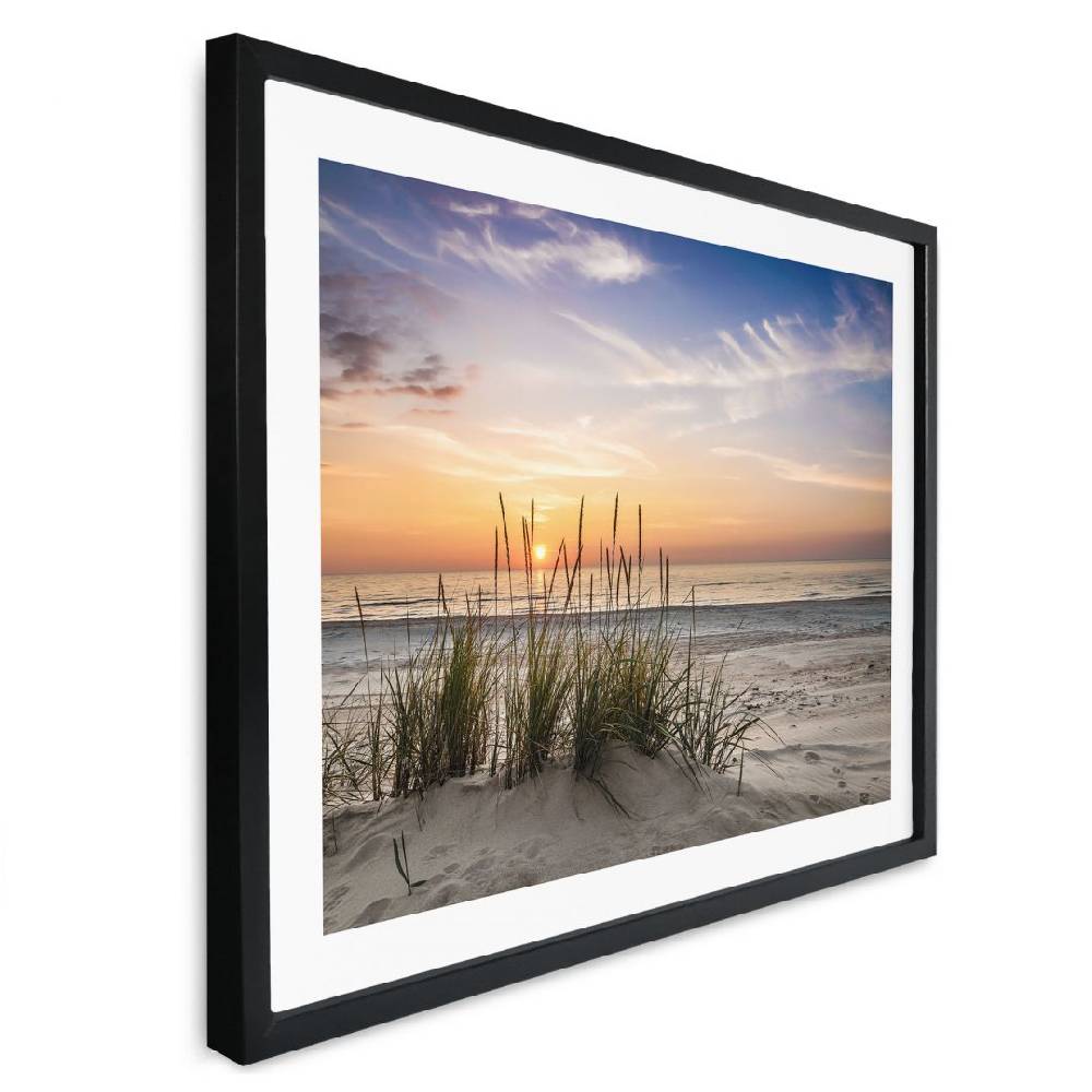 Kaeppel Poster Düne am Strand bei Sonnenuntergang Limitierter Zeitrabatt