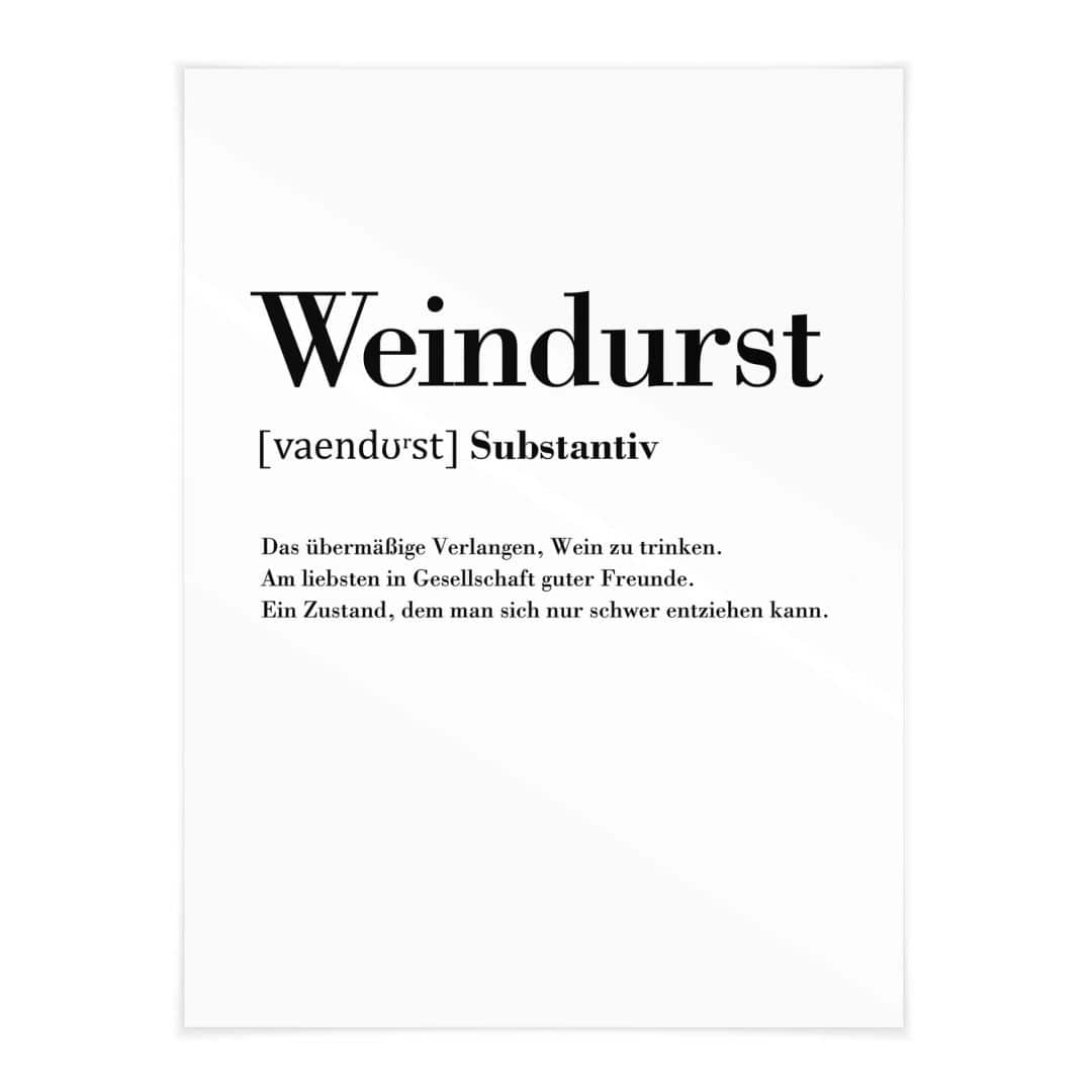 Kaeppel Poster Grammatik - Weindurst Fabrik Onlineshop