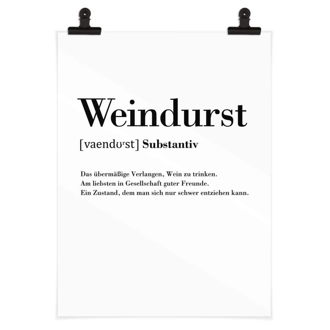 Kaeppel Poster Grammatik - Weindurst Fabrik Onlineshop