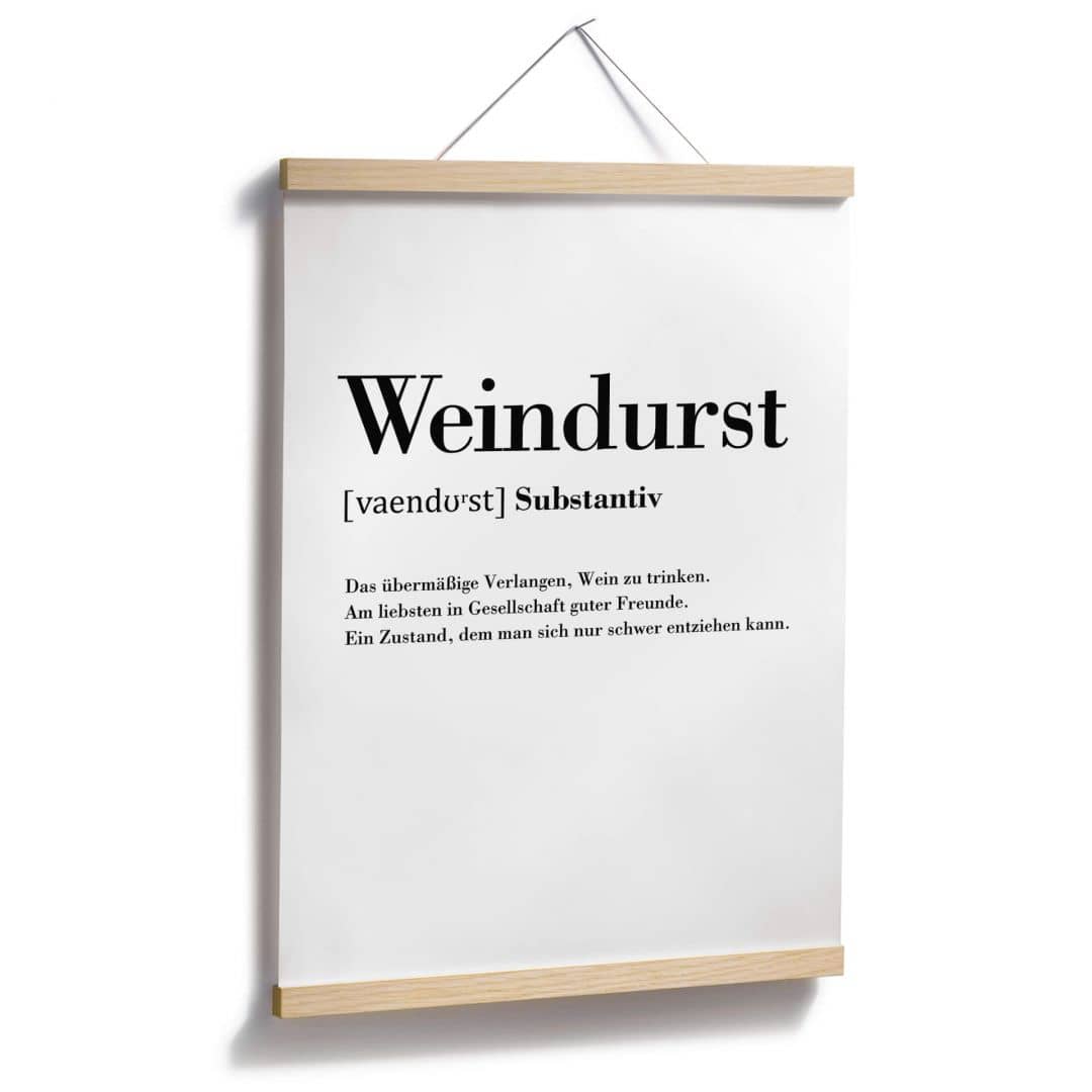 Kaeppel Poster Grammatik - Weindurst Fabrik Onlineshop