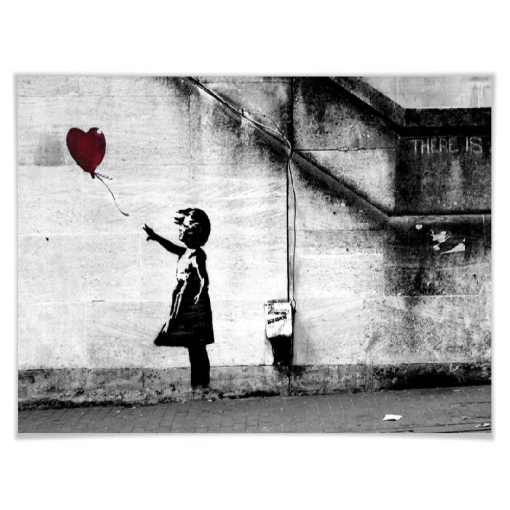 Kaeppel Poster Banksy - Girl with balloon Rabatt