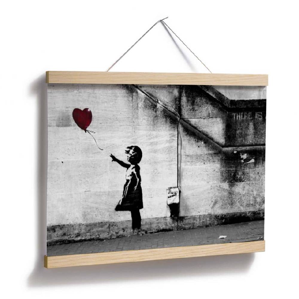Kaeppel Poster Banksy - Girl with balloon Rabatt