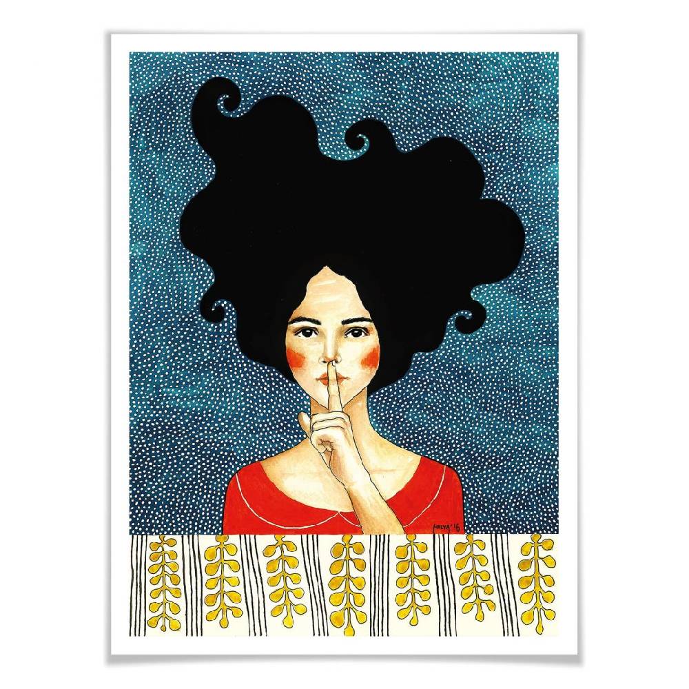 Kaeppel Poster Hülya - Stille Versandkostenfrei