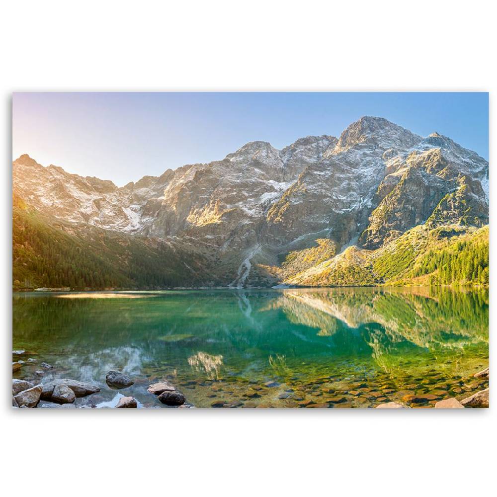 Kaeppel Leinwandbild, See in den Bergen Begrenztes Angebot