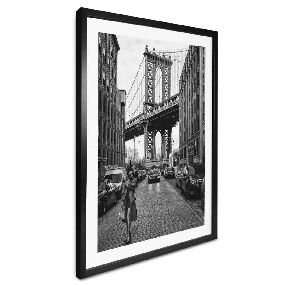 Kaeppel Poster Bolton - Stilvoll in Manhattan mit ikonischer Brooklyn Bridge Black Friday