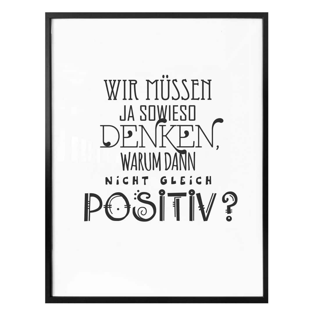 Kaeppel Poster Wir müssen ja sowieso denken