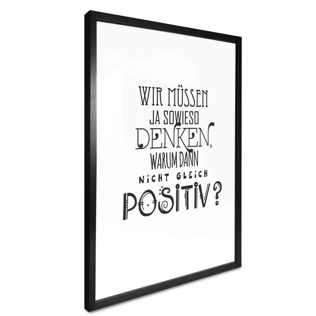 Kaeppel Poster Wir müssen ja sowieso denken Osterangebot