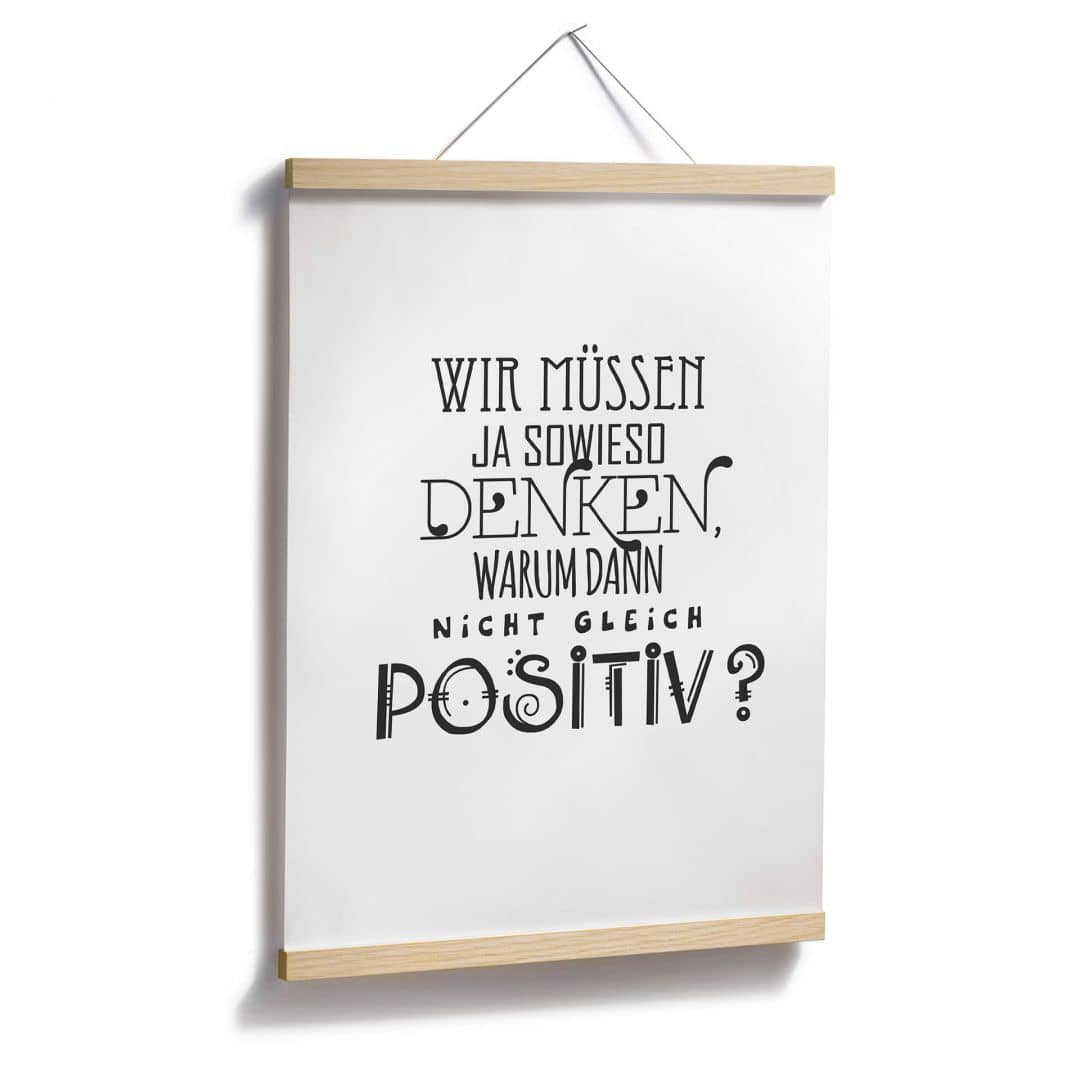 Kaeppel Poster Wir müssen ja sowieso denken Osterangebot