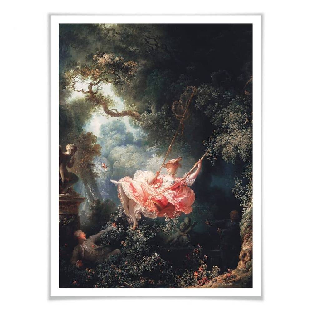 Kaeppel Poster Fragonard - Die Schaukel Valentinstagsangebot