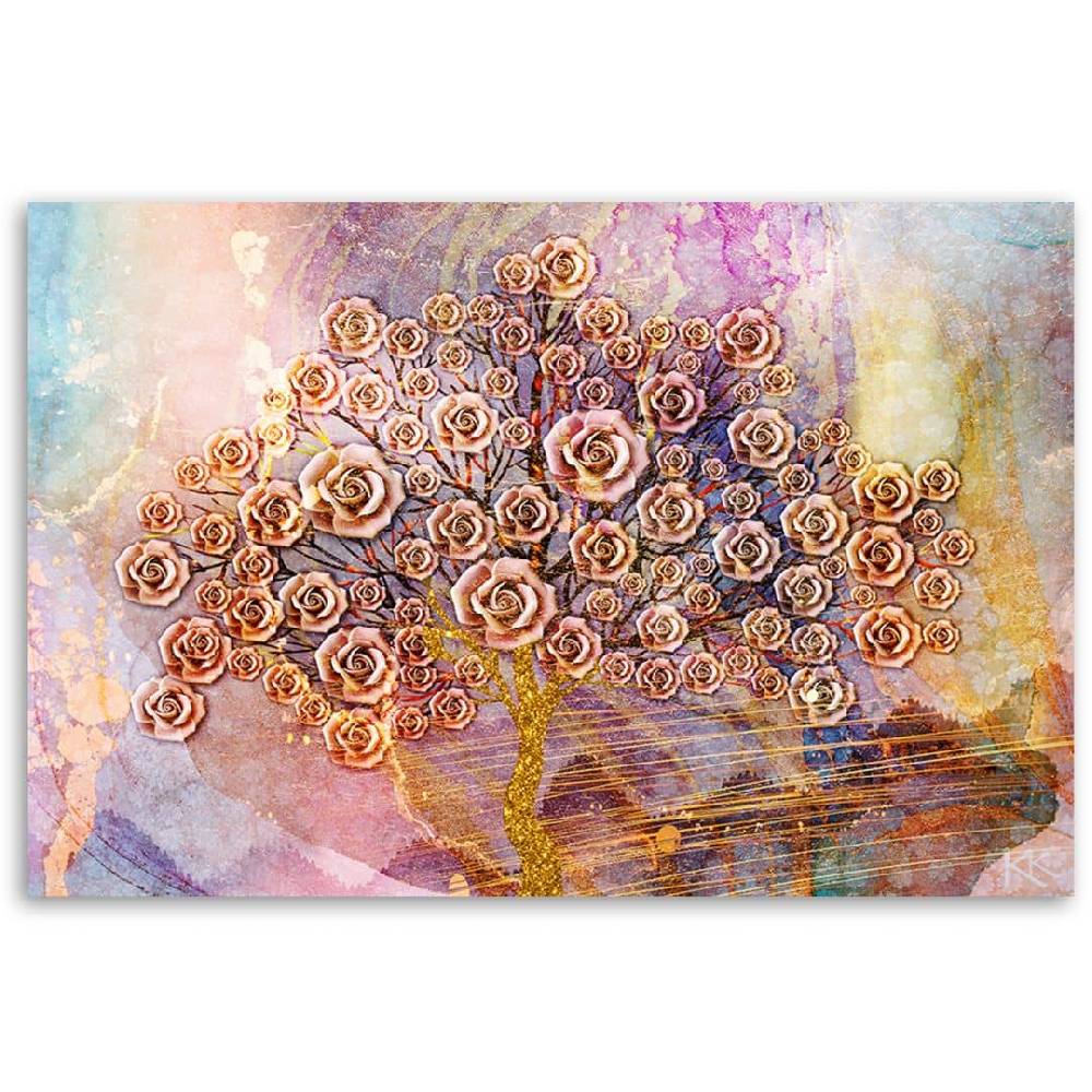 Kaeppel Leinwandbild, Baum des Lebens Klimt Große Rabatte