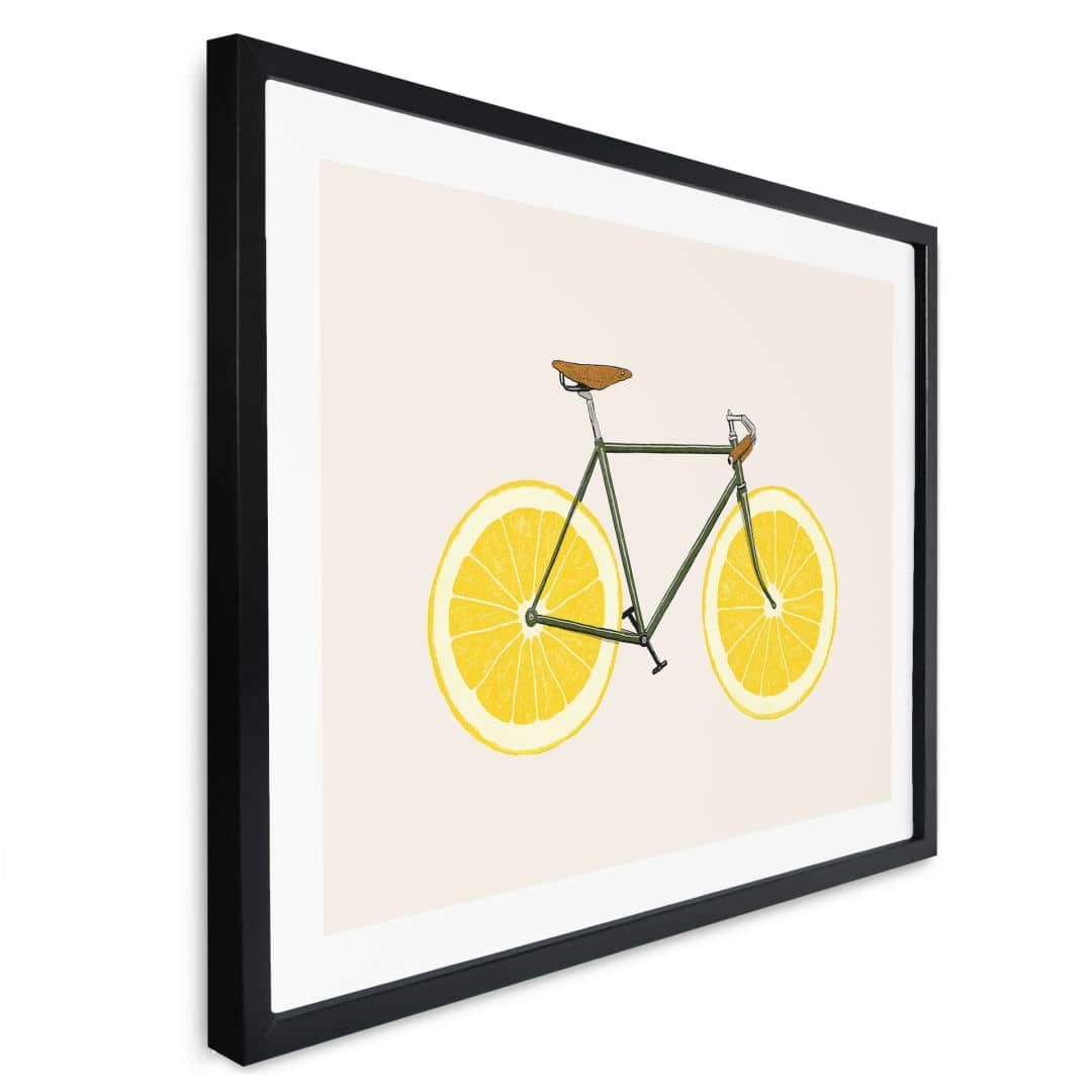 Kaeppel Poster Fahrrad mit Zitronen - Bodart Bestseller