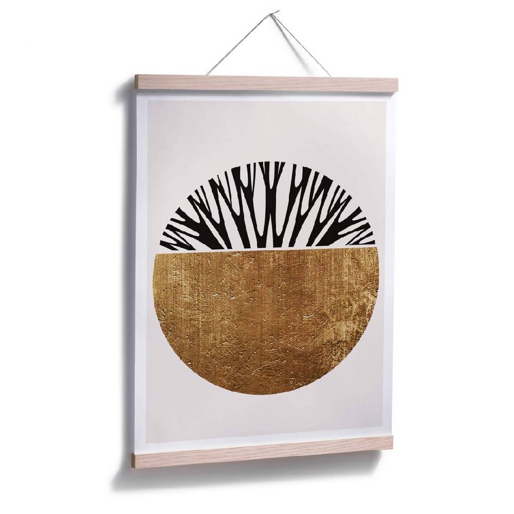 Kaeppel Poster Kubistika - Baum des Lebens - Gold Letzter Tag