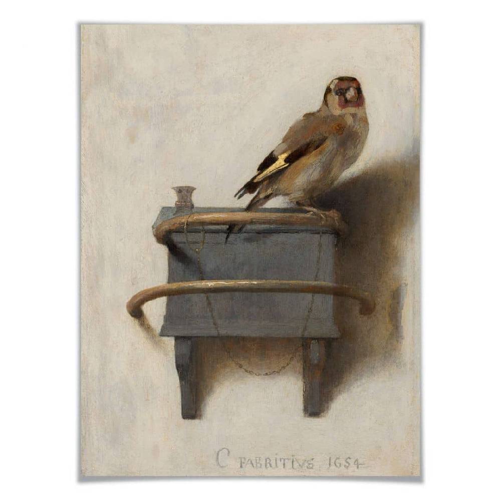 Kaeppel Poster Fabritius - Der Distelfink Nur noch ein Tag übrig