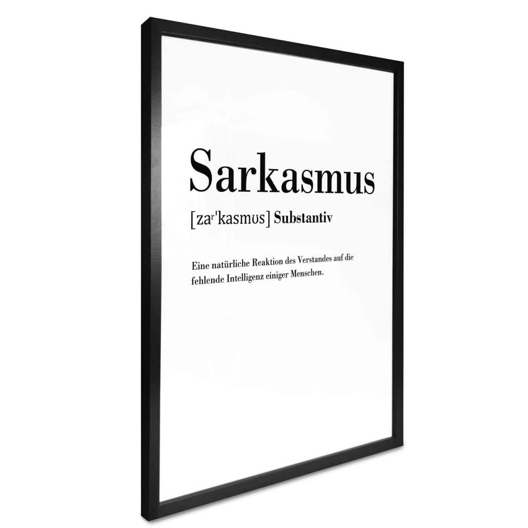 Kaeppel Poster Grammatik - Sarkasmus Riesige Rabatte