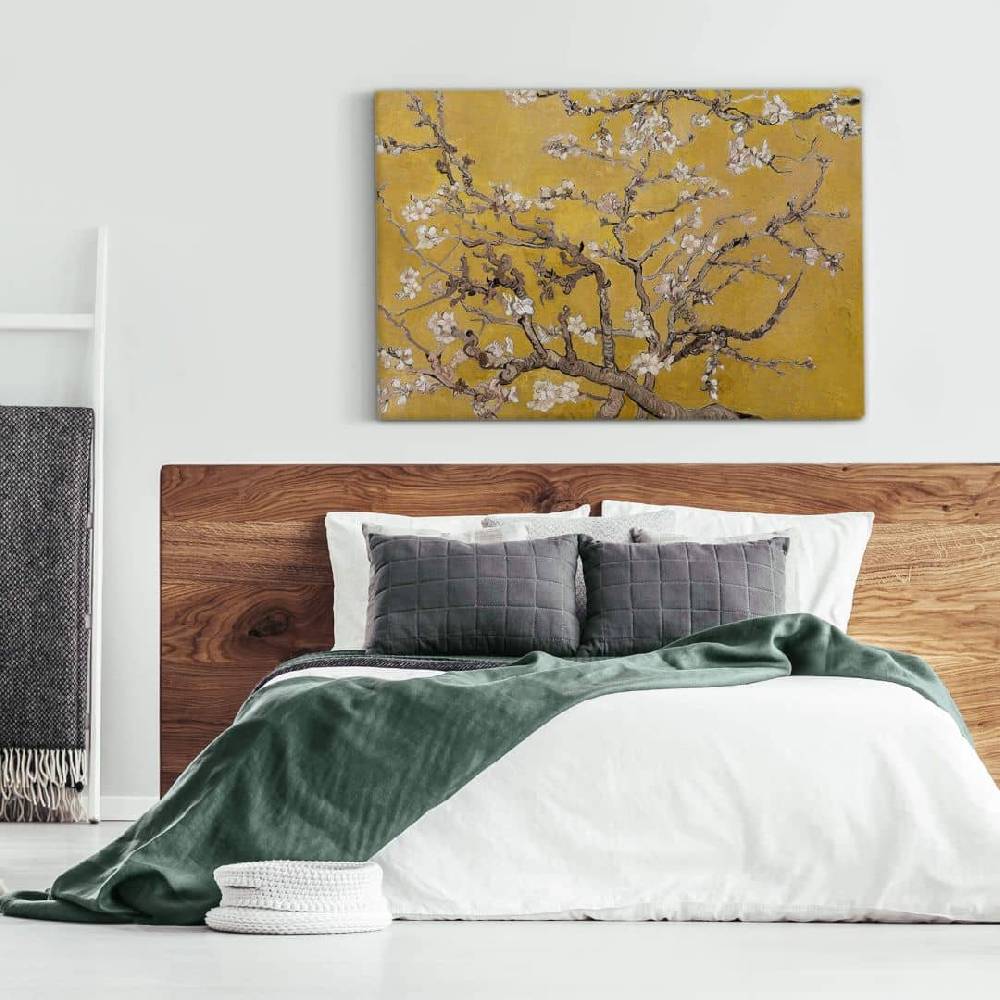 Kaeppel Leinwandbild van Gogh - Mandelblüte Ocker Clearance-Verkauf