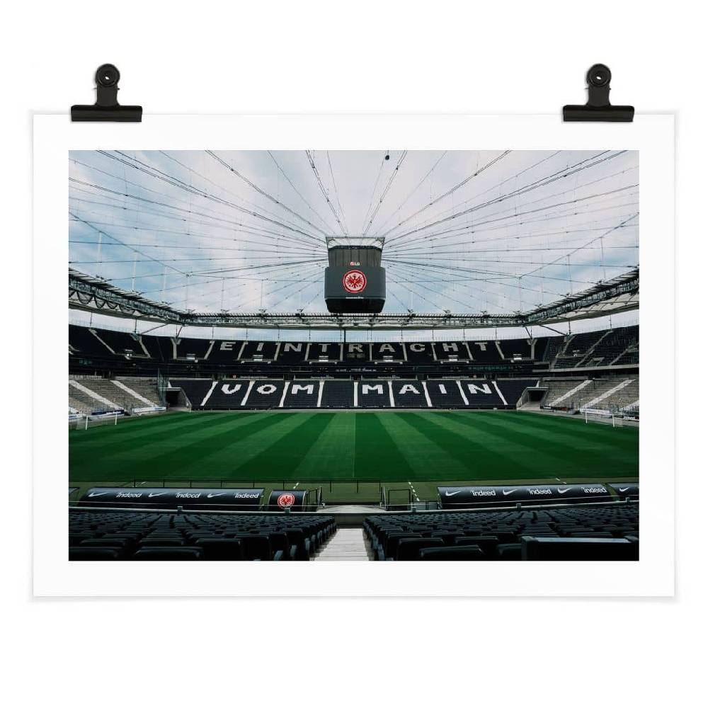 Kaeppel Poster Eintracht Frankfurt - Stadion Tribüne zollfrei