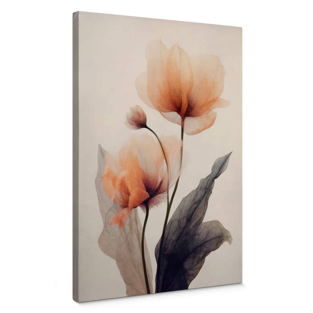 Kaeppel Leinwandbild Blumen-Motiv - Zarte Blüten - Treechild