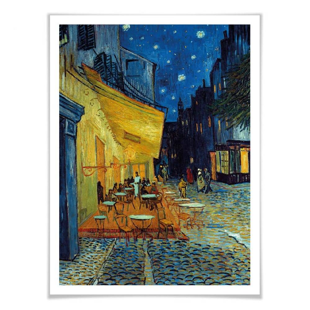 Kaeppel Poster van Gogh - Café-Terrasse am Abend Saisonschlussverkauf