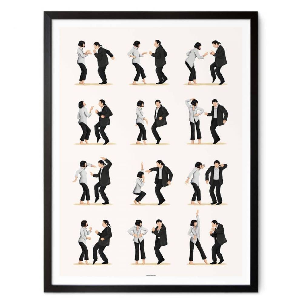 Kaeppel Poster Tohmé - Kulttanz aus Pulp Fiction