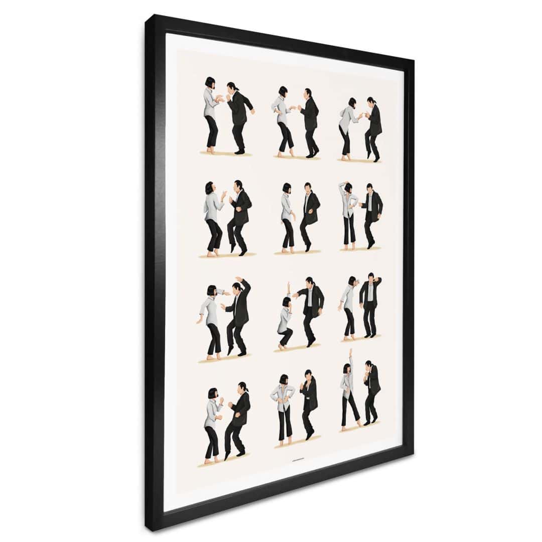 Kaeppel Poster Tohmé - Kulttanz aus Pulp Fiction Muttertagsangebot