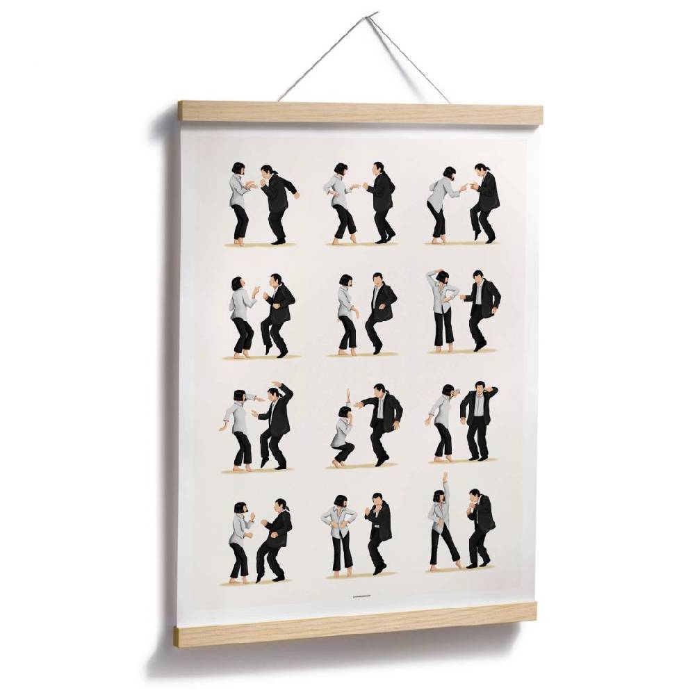 Kaeppel Poster Tohmé - Kulttanz aus Pulp Fiction Muttertagsangebot