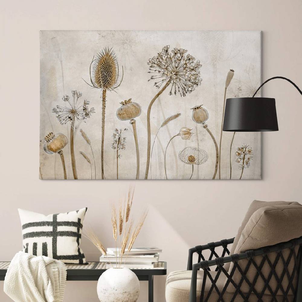 Kaeppel Leinwandbild Disher - Trockenblumen Heißer Verkauf