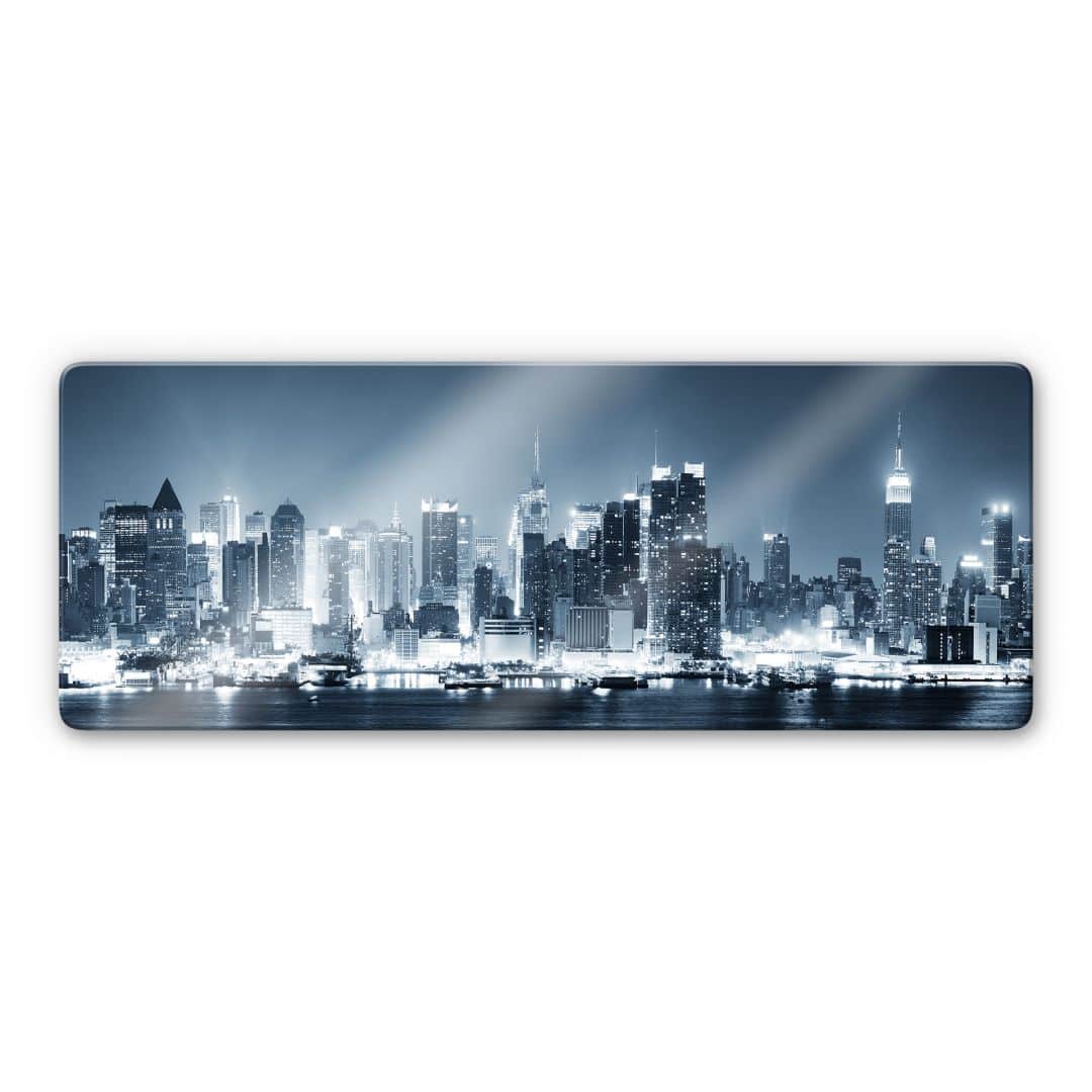 Kaeppel Glasbild New York at Night 1 - Panorama
