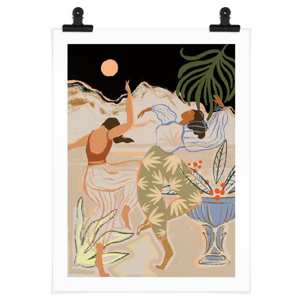 Kaeppel Poster Arty Guava - Tanzen im Mondlicht Riesige Ersparnisse