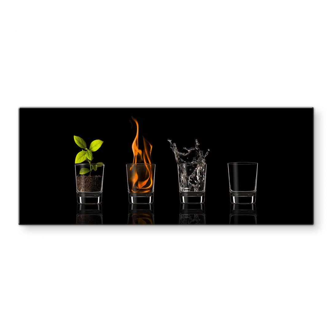 Kaeppel Spritzschutz Frutos Vargas - The Four Elements- Panorama Nur noch ein Tag übrig