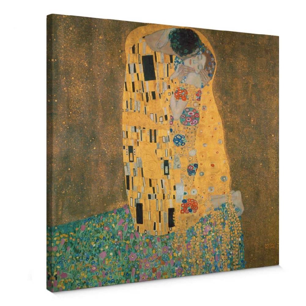 Kaeppel Leinwandbild Klimt - Der Kuss