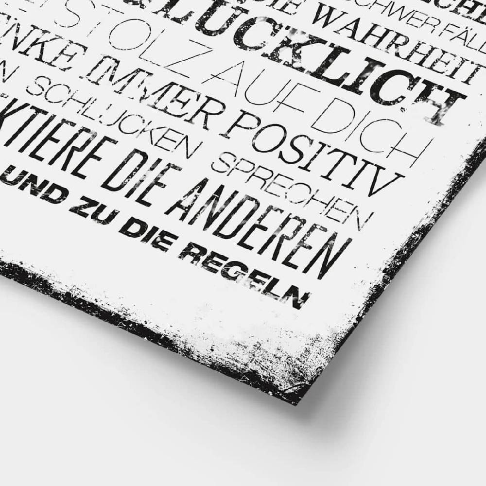 Kaeppel Poster Hausordnung Black Friday Preise