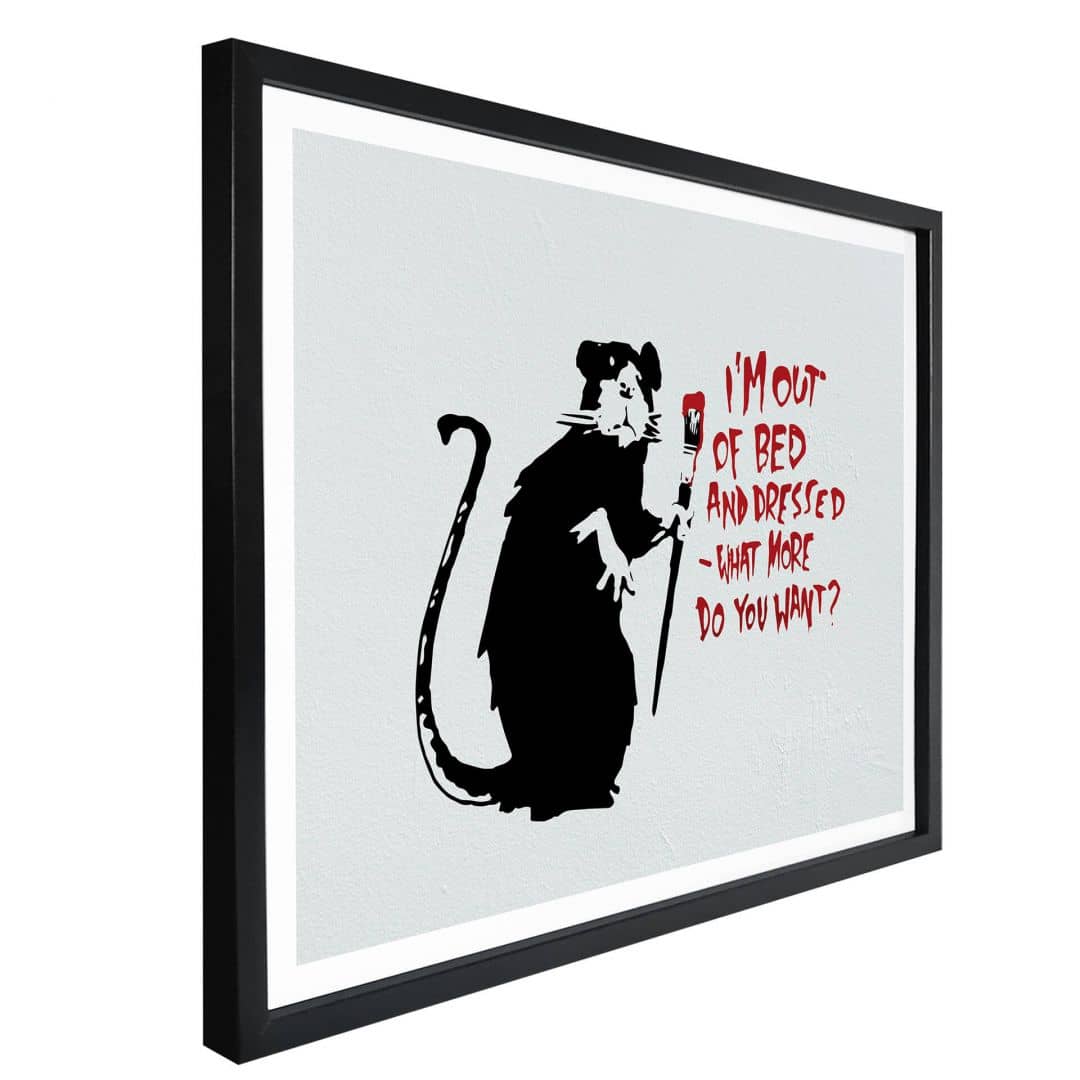 Kaeppel Poster Banksy - Out Of Bed Limitierter Zeitrabatt