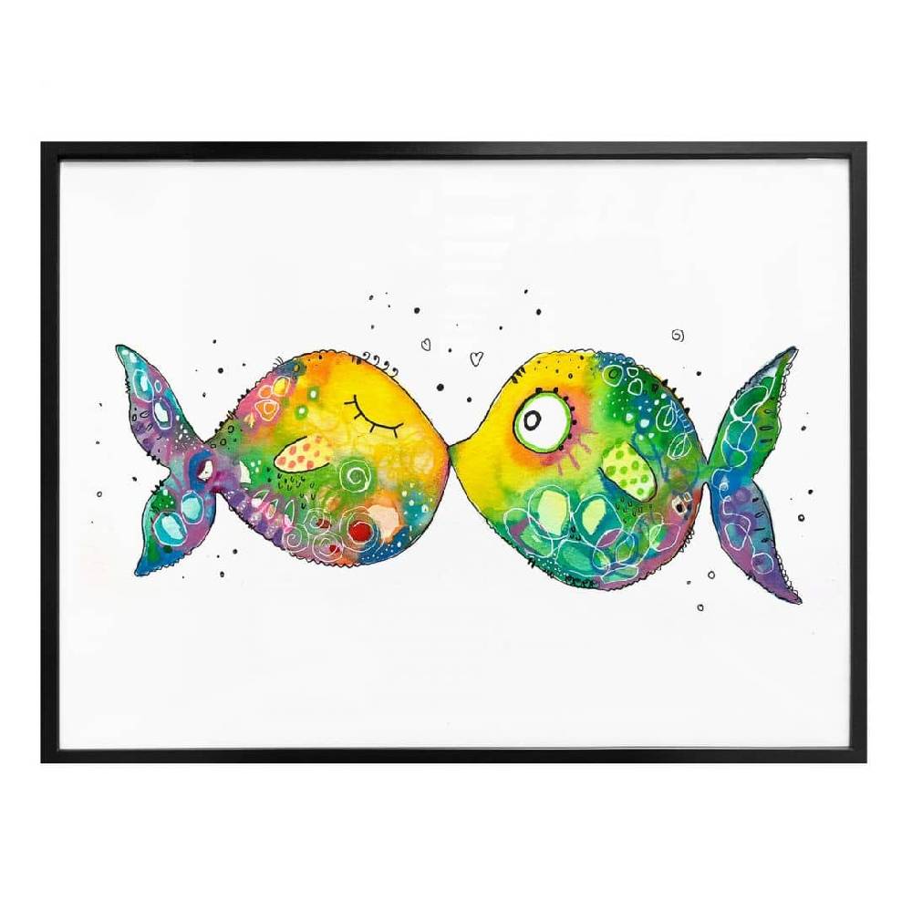 Kaeppel Poster Hagenmeyer - Verliebte Fische